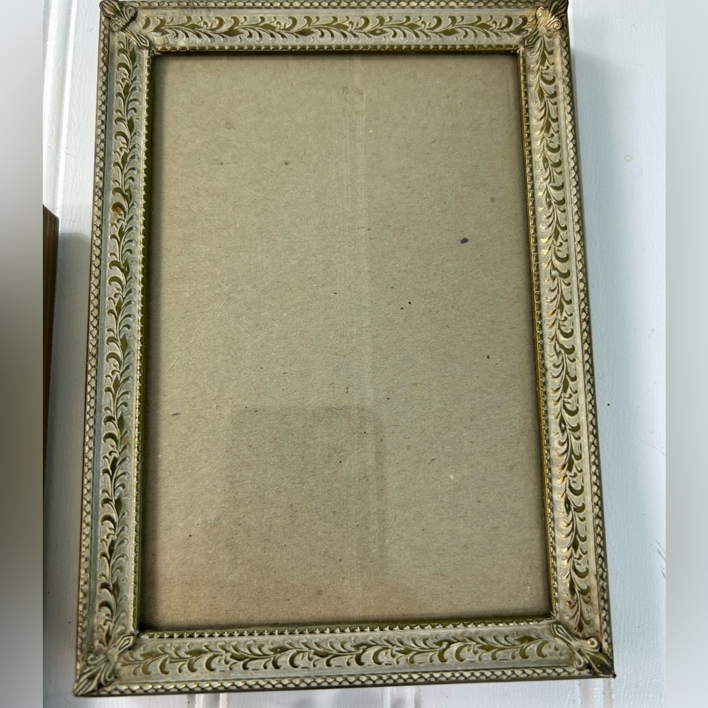 Vintage Frames Gold Bronze Picture Frame Lot of 3 Gallery Wall Cottagecore - Picture 3 of 7